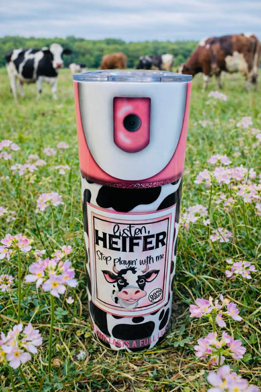 Listen Heifer Tumbler