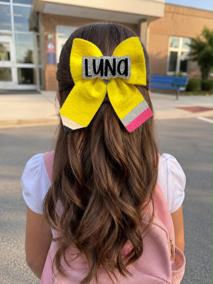 Name Pencil Bow