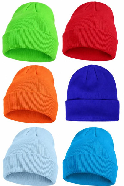 Name Engraved Leather Patch Beanie-Boys-Kids/Young Teens