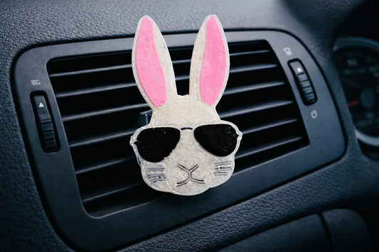 Cool Bunny (white) Vent Clip Freshie