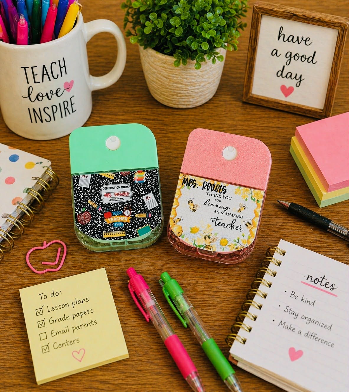Personalized Teacher Hand Sanitizer