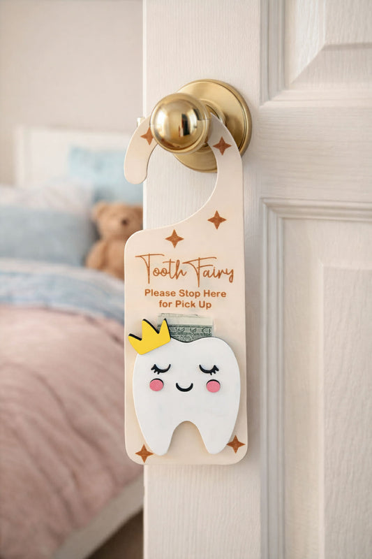 Tooth Fairy Doorknob Sign