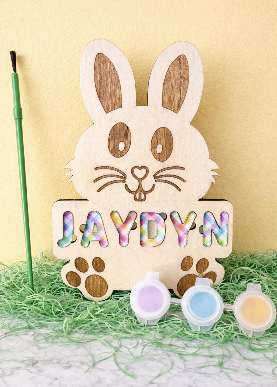 Bunny DIY Paint & Puzzle-Customized