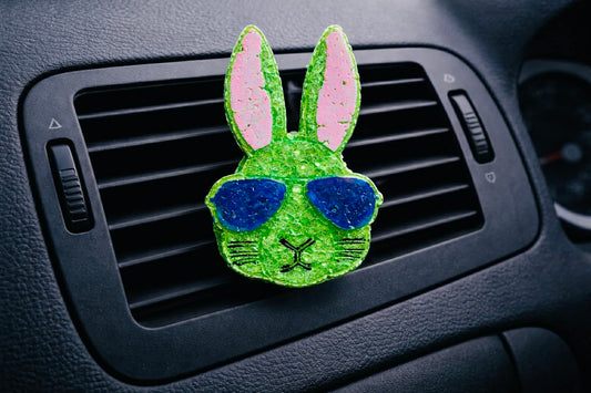 Cool Bunny (green) Vent Clip Freshie