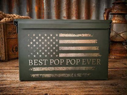 Custom Engraved Metal Ammo Box – Heavy Duty Steel Storage