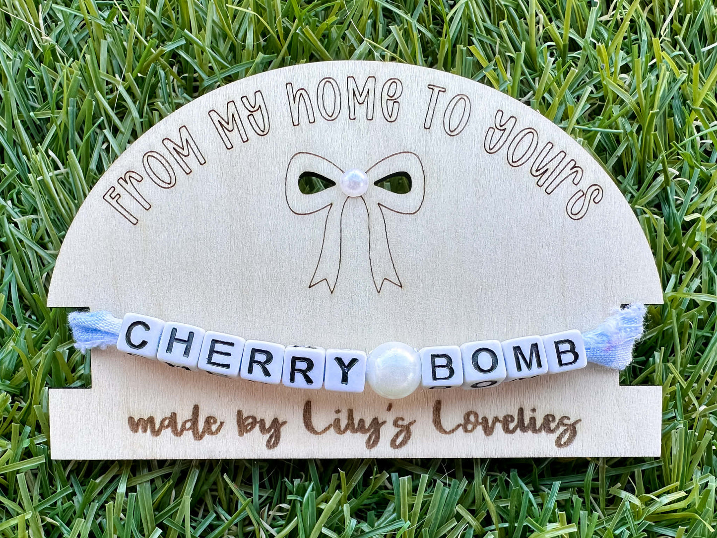 Custom Engraved Bracelet Card Holder
