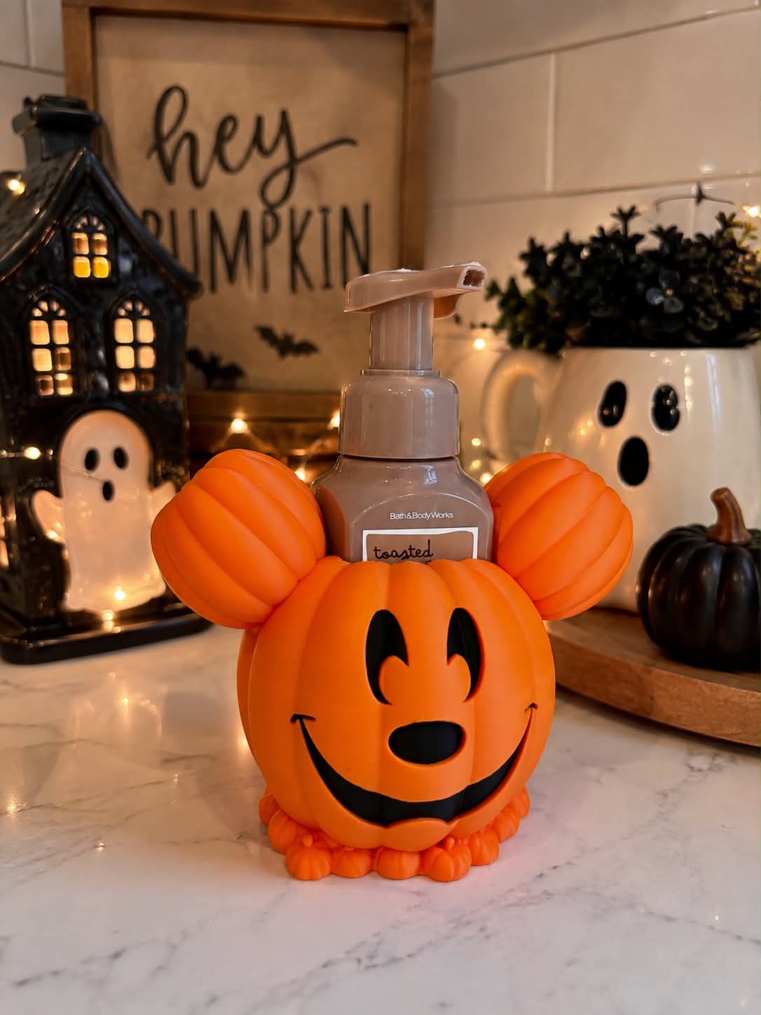 Pumpkin Mickey Soap Holder