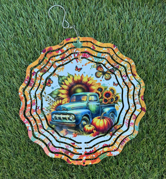 Country Truck Wind Spinner