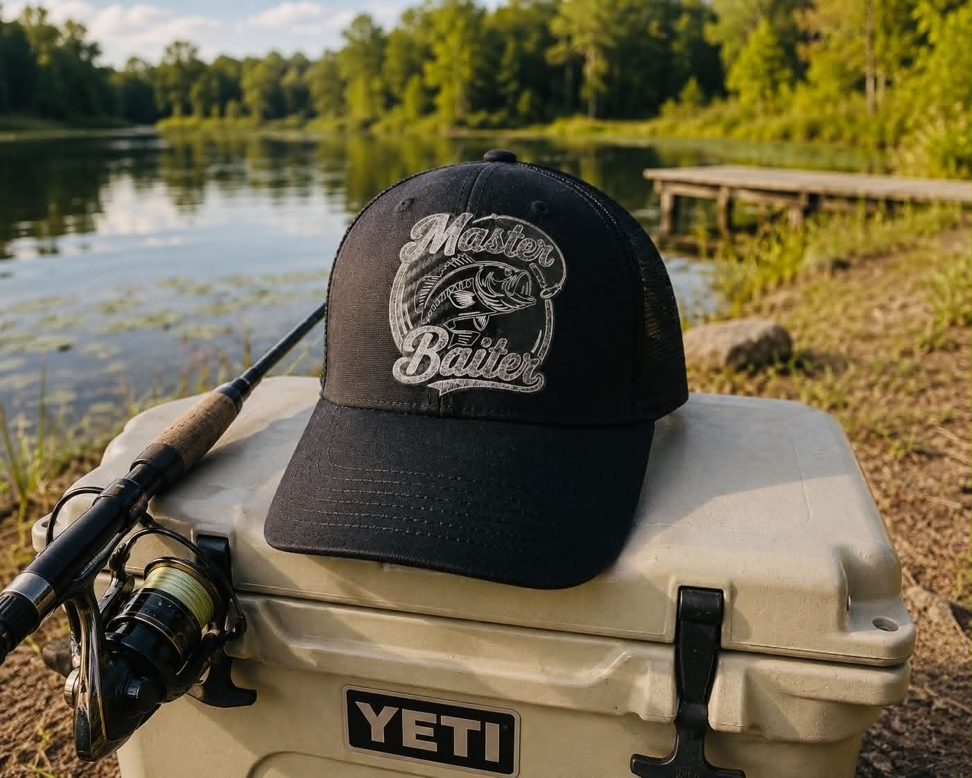Mens Engraved Trucker Hat