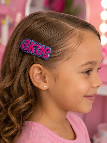 Acrylic Name Clips