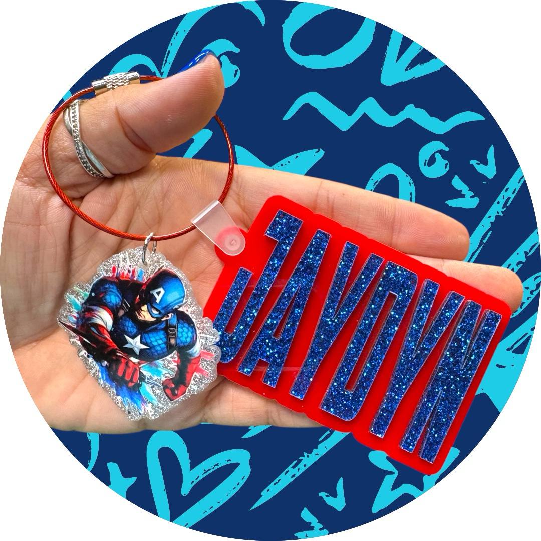 Acrylic Bag Tags