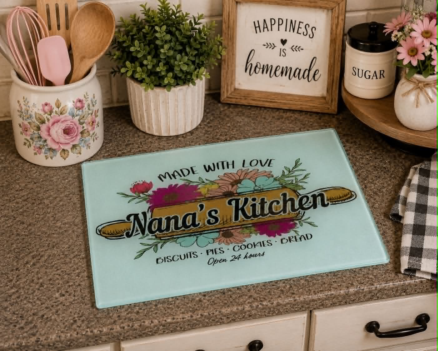 Tempered Glass Cutting Boards (6 designs)