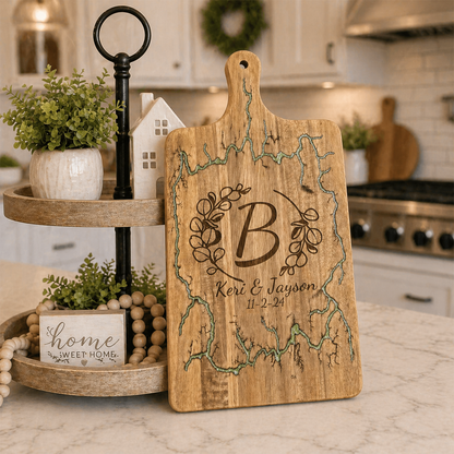 Personalized Fractal Cutting Board