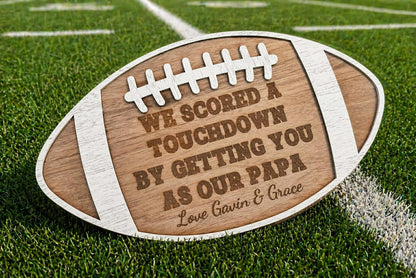 Father’s Day Football Wall Decor