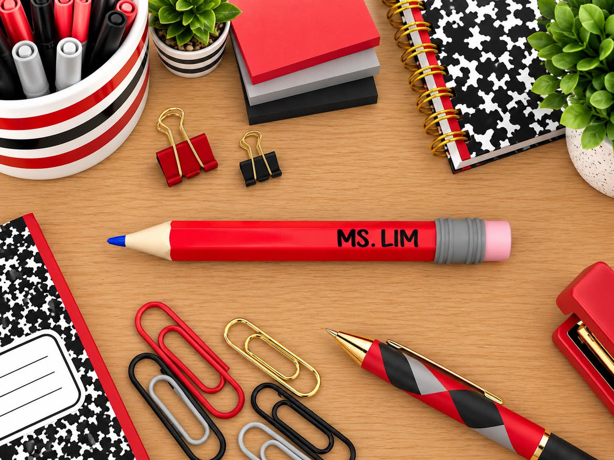 Jumbo 3D Printed Pencil Themed Pen