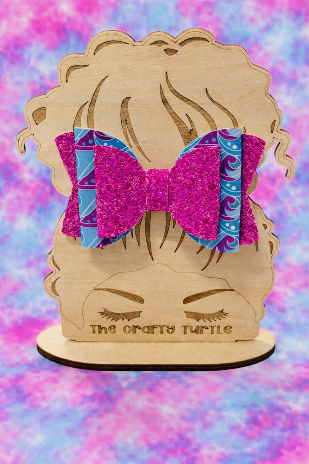 Pink Waves Bow