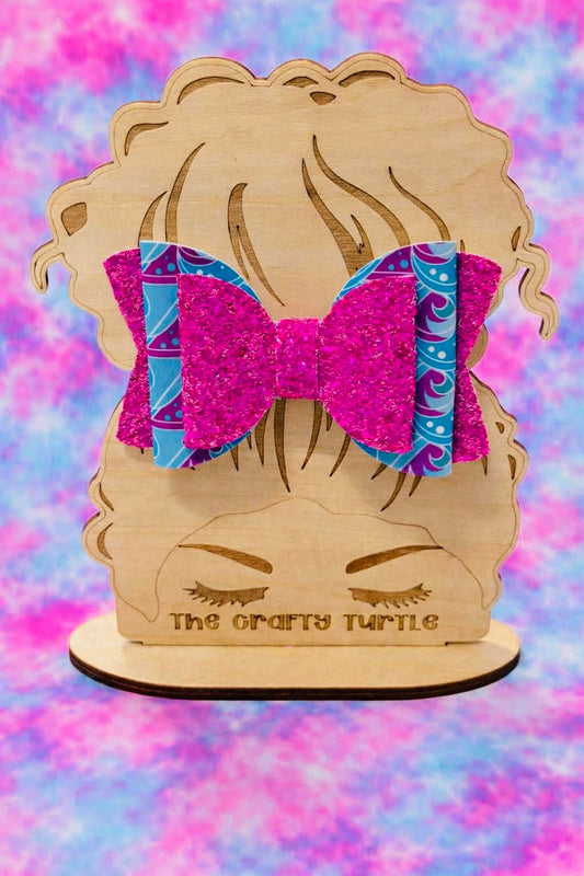Pink Waves Bow