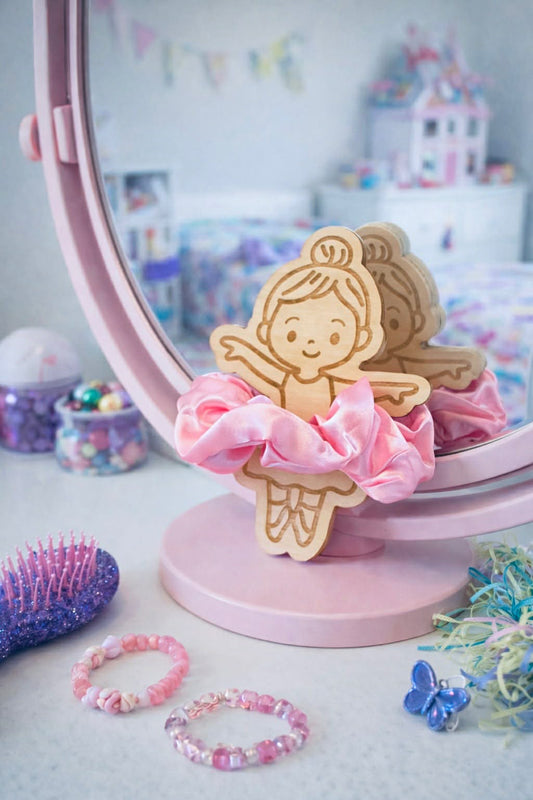 Ballerina Scrunchie Card