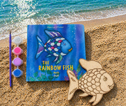 Rainbow Fish Book & DIY Paint Kit Bundle