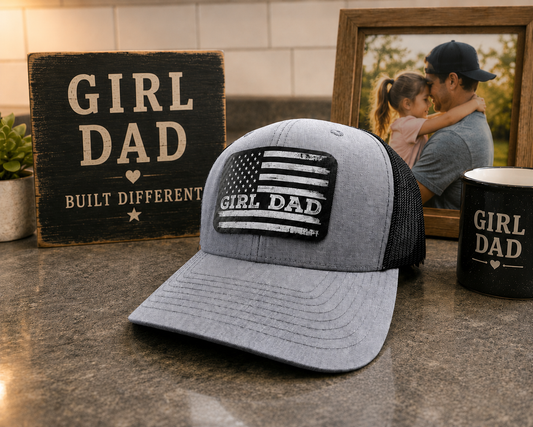 Mens Engraved Trucker Hat