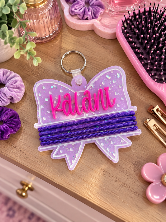 Hair Tie Holder Keychain