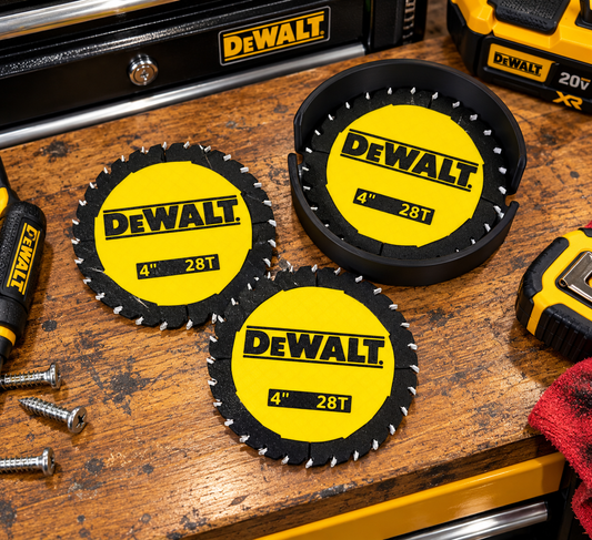 DeWalt Coaster Set