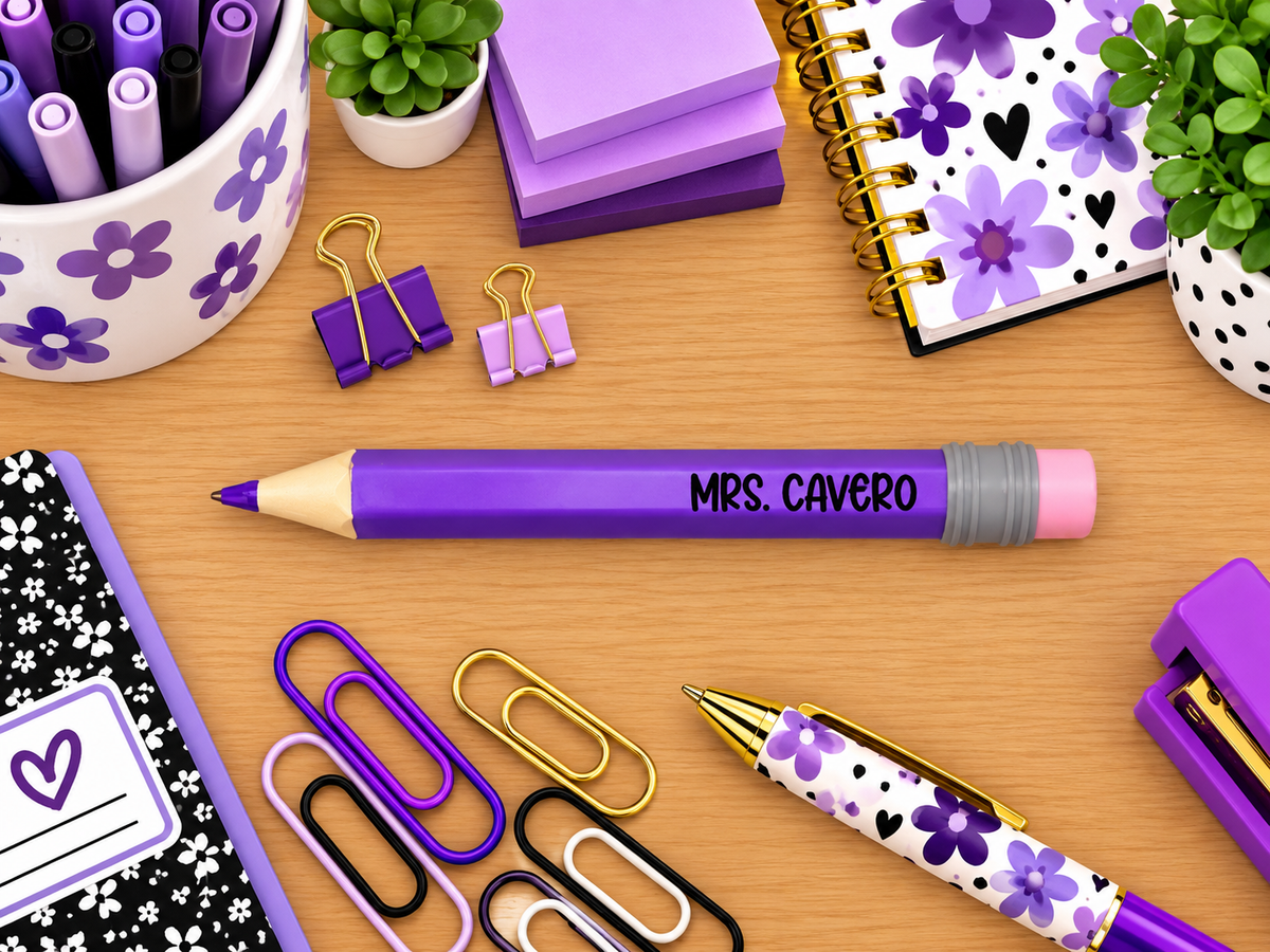 Jumbo 3D Printed Pencil Themed Pen