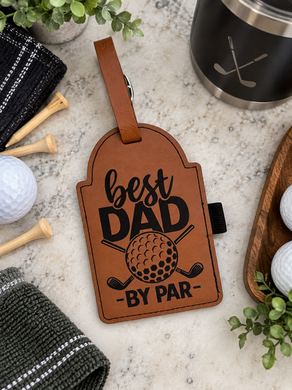 Leatherette Golf Bag Tag