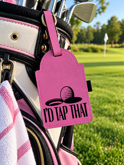 Leatherette Golf Bag Tag