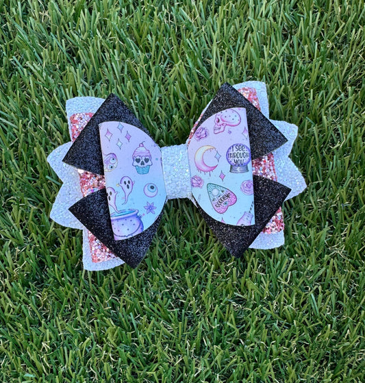 Pastel Halloween Bow