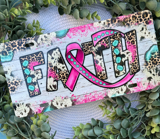 Faith License Plate