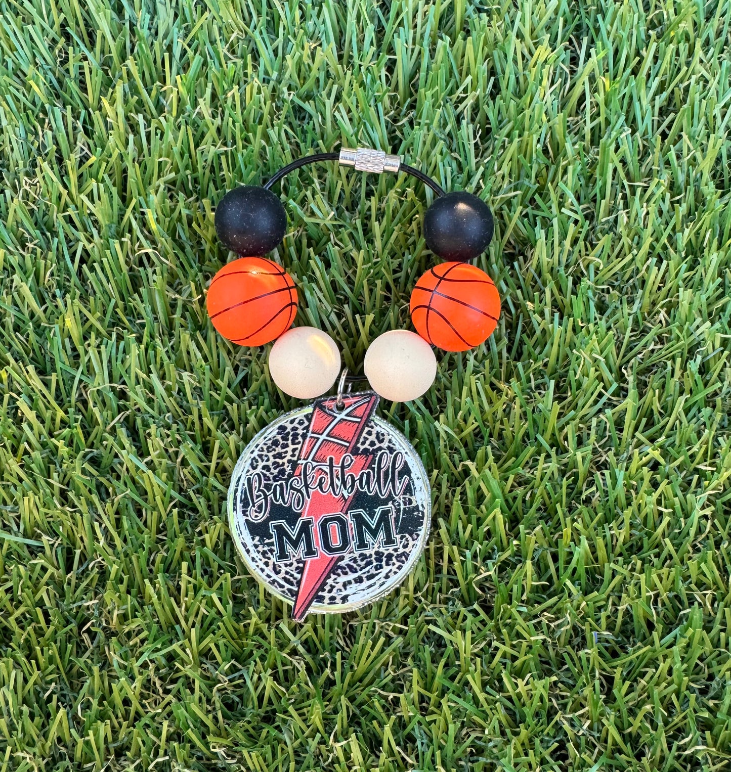 Basketball Mom Cup Charm