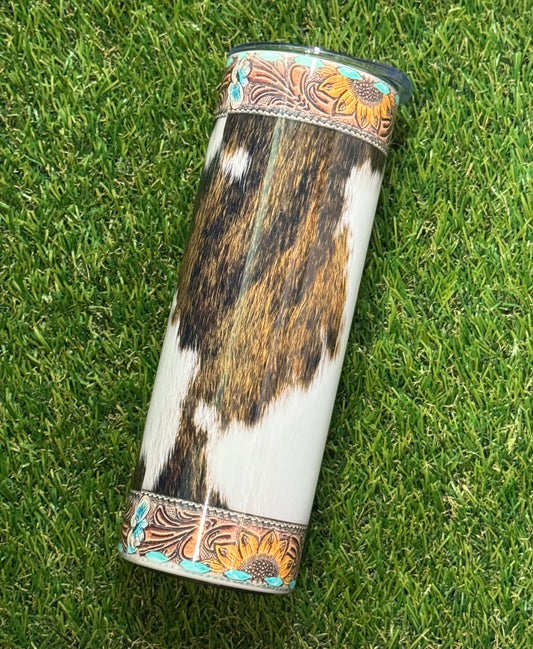 Cow Hide Tumbler