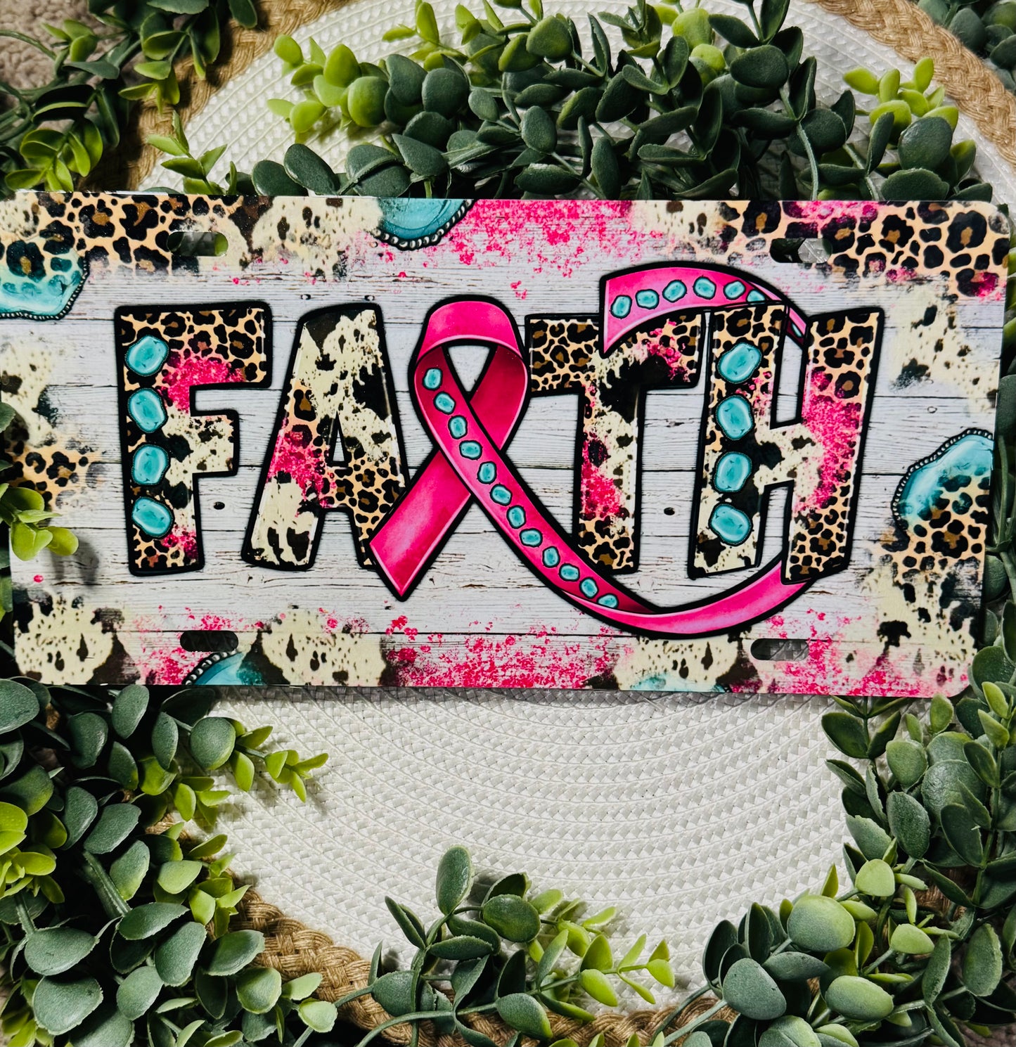 Faith License Plate