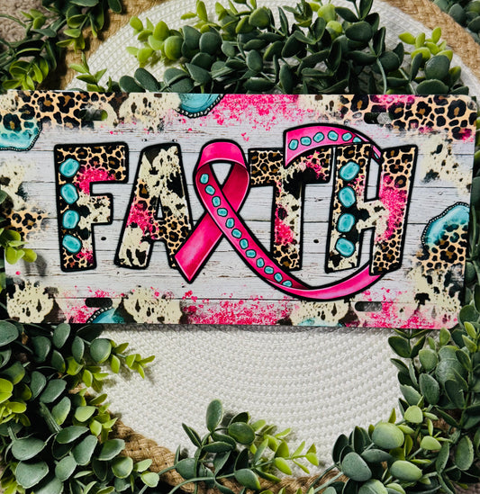Faith License Plate