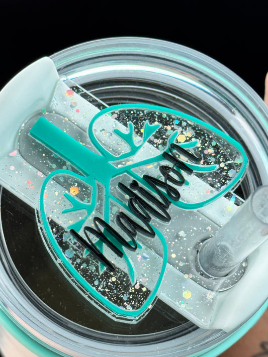 Acrylic Tumbler Lid Topper-Customized