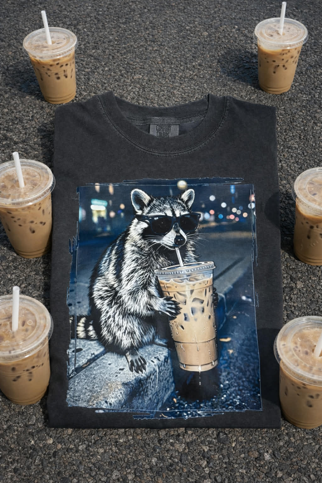 Coffee Loving Trash Panda Shirt