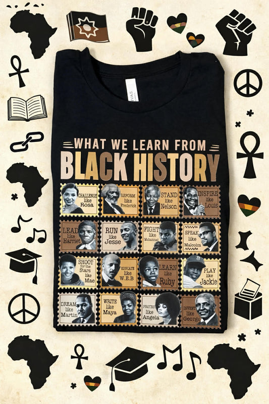What We Learn From Black History Month Shirt
