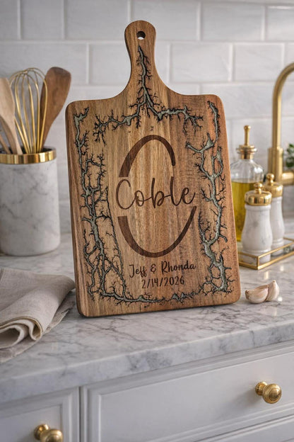 Personalized Fractal Cutting Board