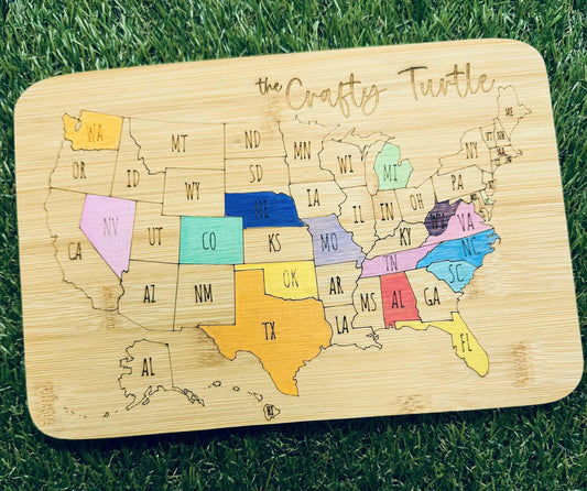 Small Business USA Map Color In