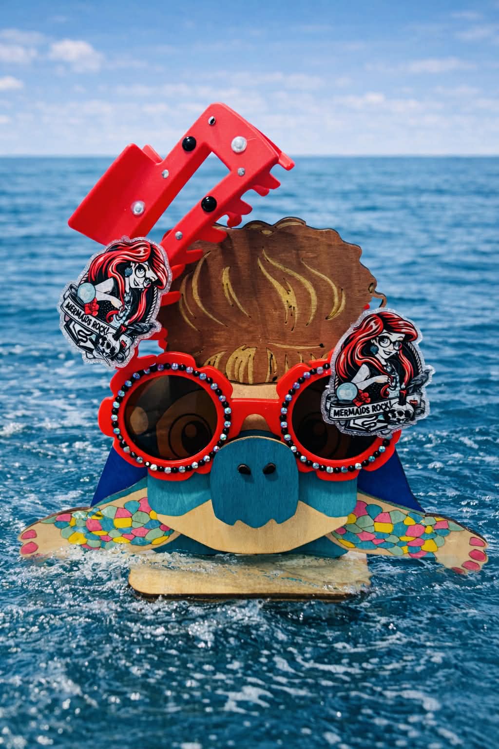 Rock Mermaid Mama Clip & Kid Sunnies Set