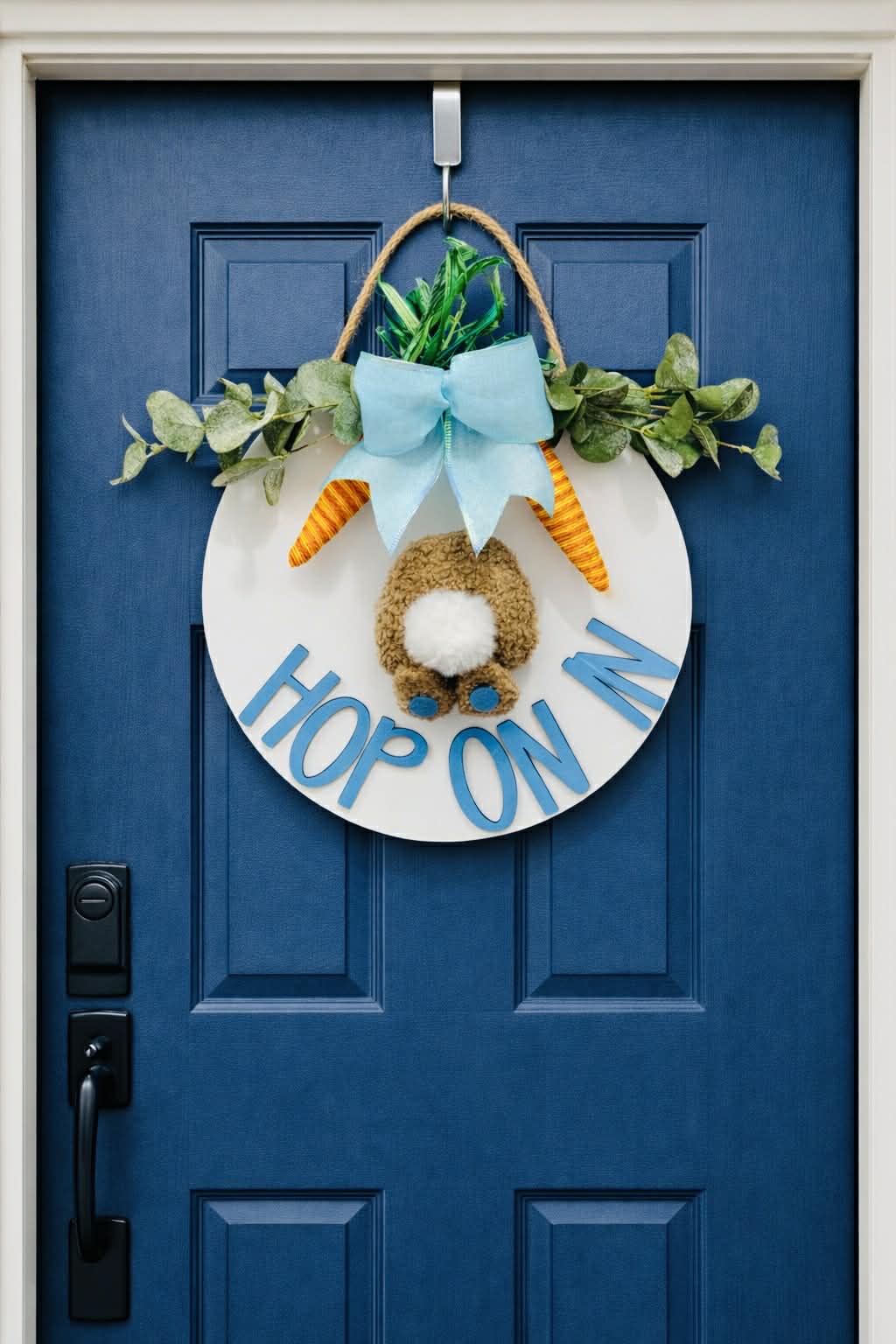 Hop On In Door Sign