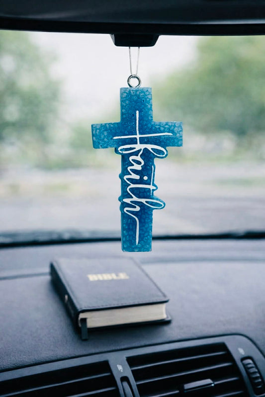 Faith (blue cross) Freshie