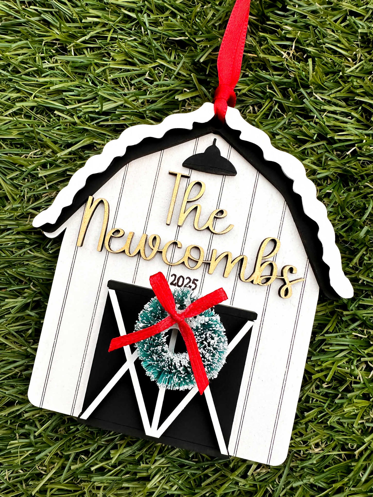 Barn Christmas Ornament