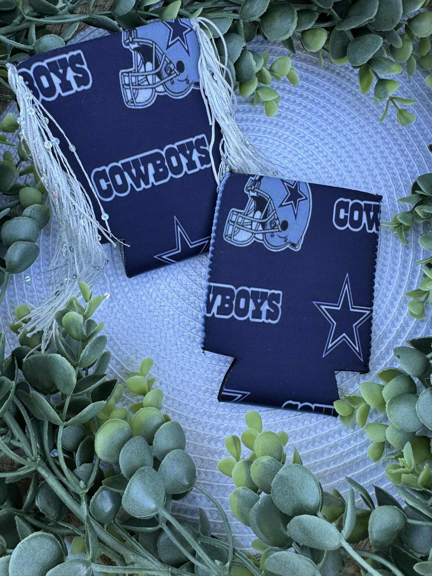 His & Hers Cowboys Koozies