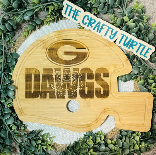 Football Helmet Cutting Board-Customized