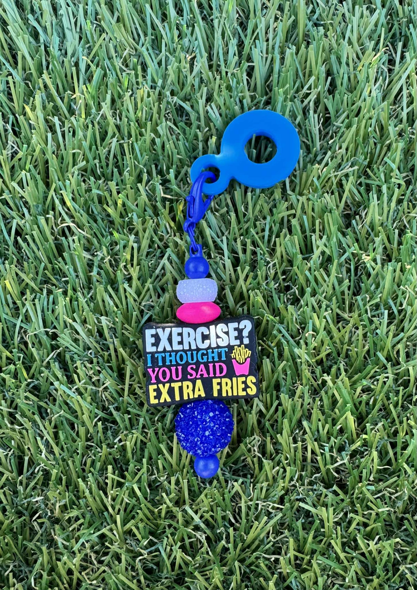 Exercise...Tumbler Straw Charm