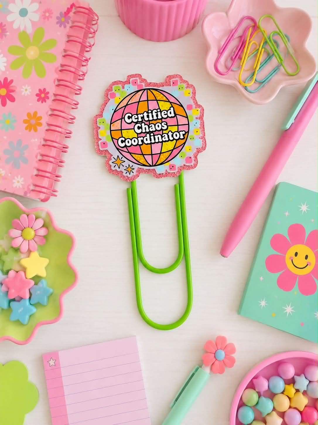 Certified Chaos Coordinator Jumbo Paperclip/Bookmark