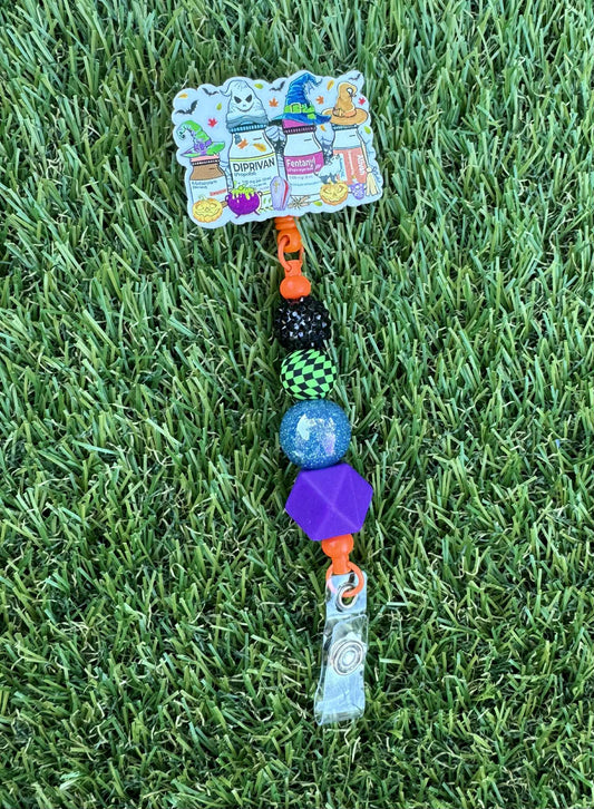 Halloween Medicine Badge Reel