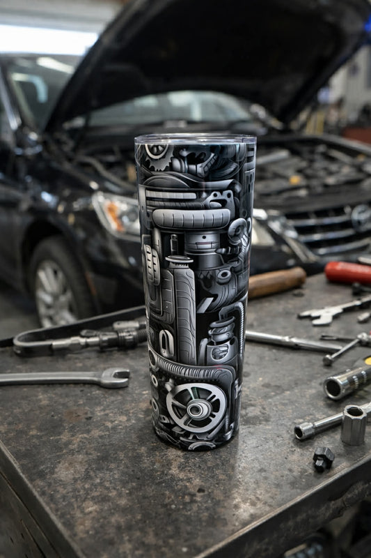 Tools & Gears Tumbler